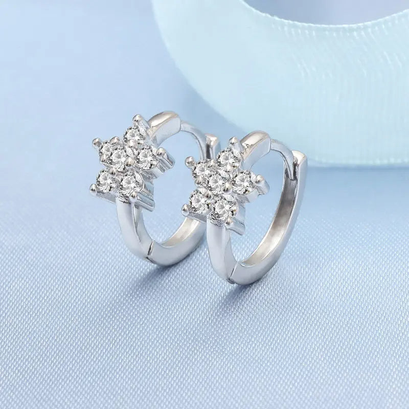 Stud Earrings in Sterling Silver Small silver studs, stud earrings , leaf earrings, stamped studs, sprout earrings, minimalist