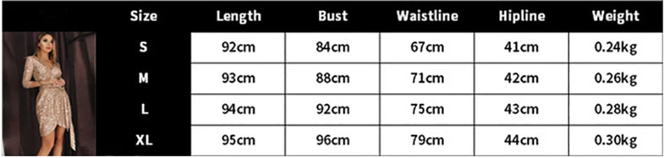 Shimmer & Shine: Elegant Sequins V-Neck Party Dress with Irregular Hem