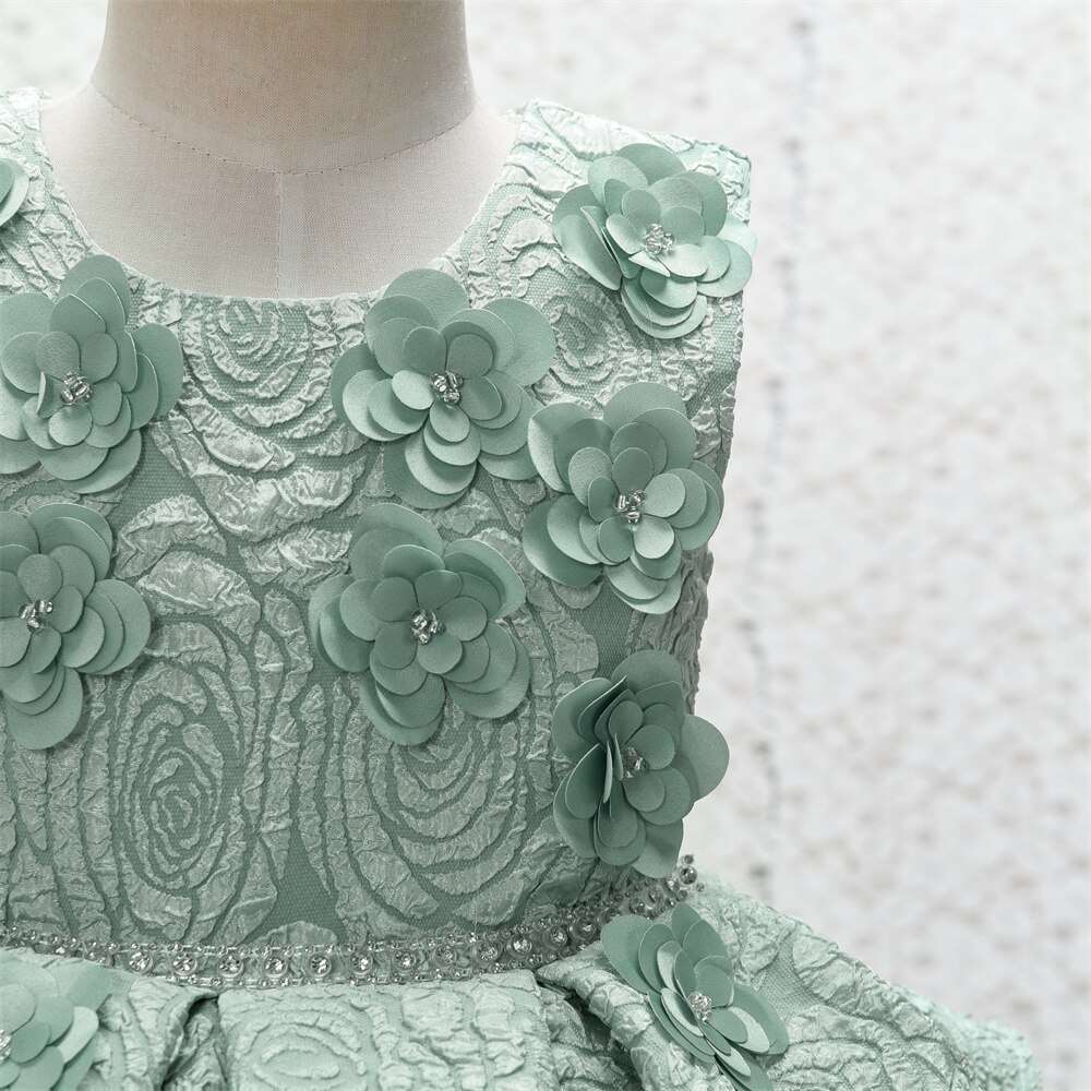 Shiny Dress, Flower Girl Dress, Elegant Girls Dresses, Girls TUTU Dress, Girls Birthday Dress, party dress for girls