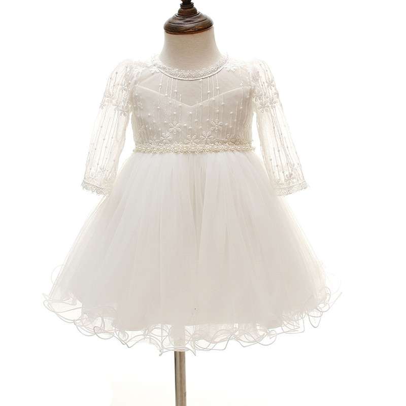 Christening gown, flower girl dress, Girls church dress, Baptism dress for baby girl, Toddler White dress, Christening Dress