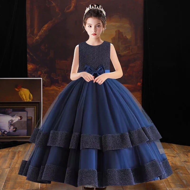 Girls Princess Dress, Girls' Long Dress, Flower Girl Dress, Party Dress, Girls Birthday dress, Lace Tulle Dresses, ball gown