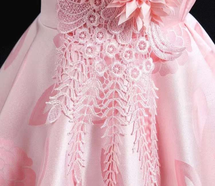 Girls Tutu Dress, Girls Birthday Dress, Pink Dress for birthday Girl, Girls Bridesmaid Dress, flower girl dress