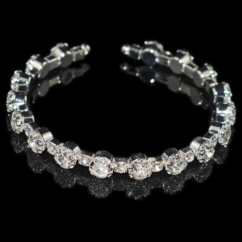 Bridal Necklace, Bridal Jewelry Rhinestone Choker, Silver Bridal Necklace And Earrings, Jewelry Set, Wedding Set, Jewellery For Bride, Wedding necklace set