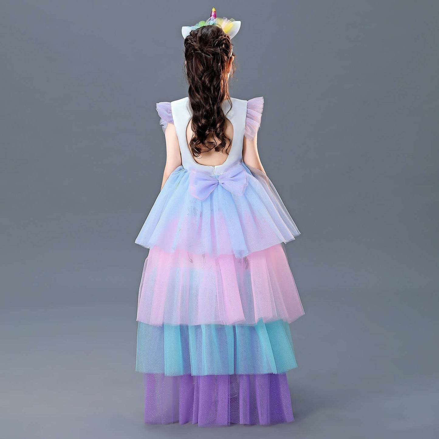 Unicorn Party Dress, Girls Unicorn Dress up, Girls Dress, Girls Birthday Dress, Unicorn Costume, Girls Unicorn Outfit, Unicorn Dress For Girls