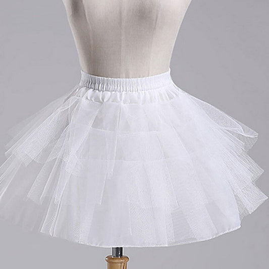 Hoops Flower Crinoline Lace Skirt Petticoat Princess Skirt, Girls Hoop Skirt, princess Dress Petticoat Crinoline