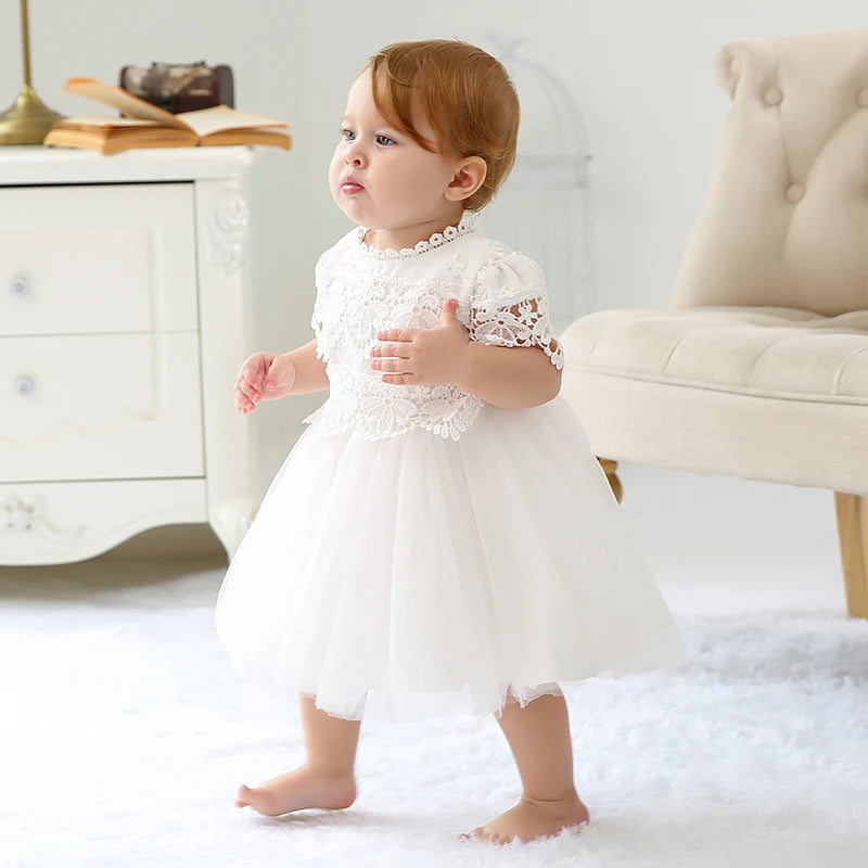 Christening gown, flower girl dress, Girls church dress, Baptism dress for baby girl, Toddler White dress, Baby Wedding Dress
