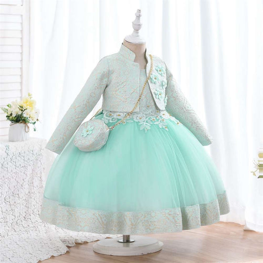 Elegant Girl Dresses, Girls Birthday Dress, Sequins Princess Dress Baby Girl Party Prom Gown, Girls Tutu Dress, Girls Party Dress