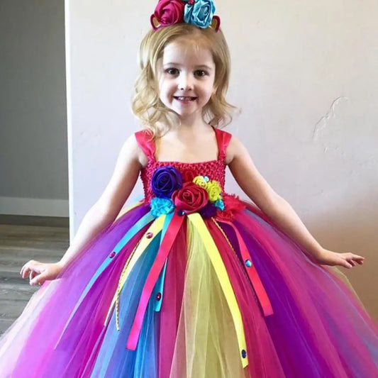 Rainbow Dress, Unicorn Tutu Dress, Girls Unicorn Dress, Girls Rainbow Dress, Unicorn Birthday dress, Unicorn Party Dress