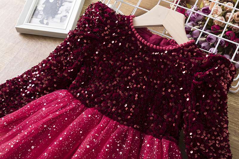 Elegant Lace Tulle Princess Tutu Dress | Girls Bridesmaid & Partywear Ball Gown | Sequin Formal Prom Dress for Girls