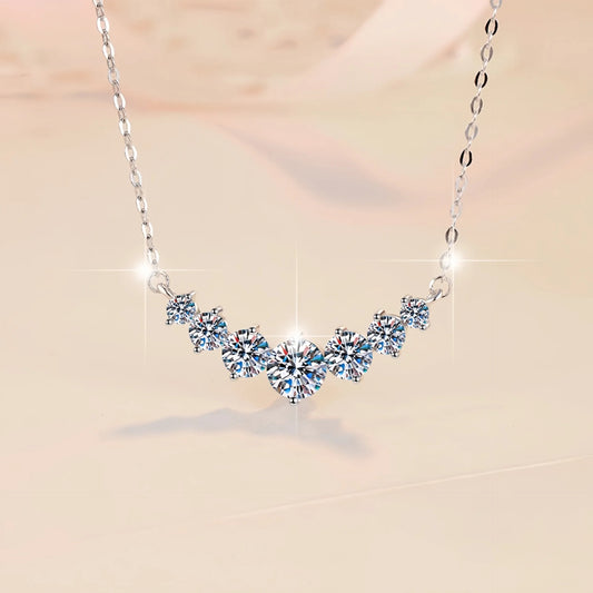 925 Sterling Silver 5A Zircon Pendant Necklace for Women | Fine Chain Wedding & Engagement Jewellery