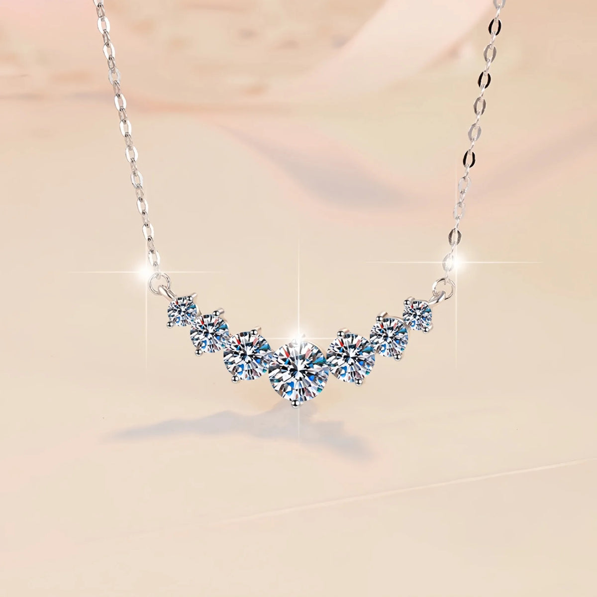 925 Sterling Silver 5A Zircon Pendant Necklace for Women | Fine Chain Wedding & Engagement Jewellery