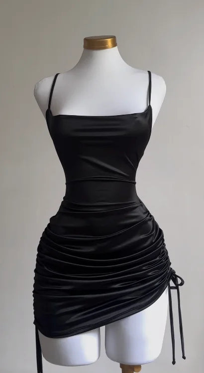 Women’s Lace-Up Halter Summer Dress – Holiday Beach Party Outfit