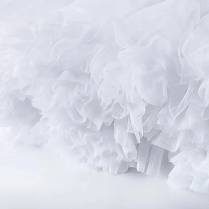 Women’s & Girls’ Ruffled Short Petticoat – Fluffy Bubble Tutu Skirt