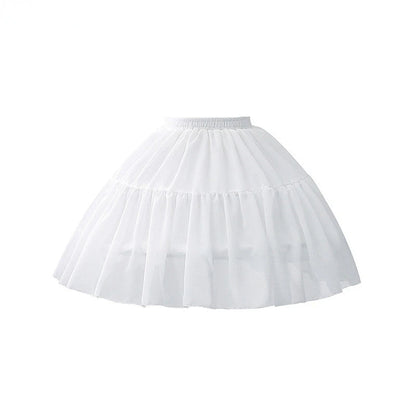 White Short Petticoat – Fluffy Crinoline Underskirt for Wedding, Lolita & Princess Dresses