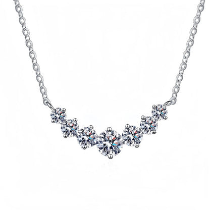 925 Sterling Silver 5A Zircon Pendant Necklace for Women | Fine Chain Wedding & Engagement Jewellery