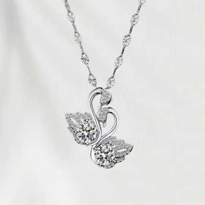 925 Sterling Silver Zircon Pendant Necklace for Women – Elegant Bridal & Wedding Jewellery