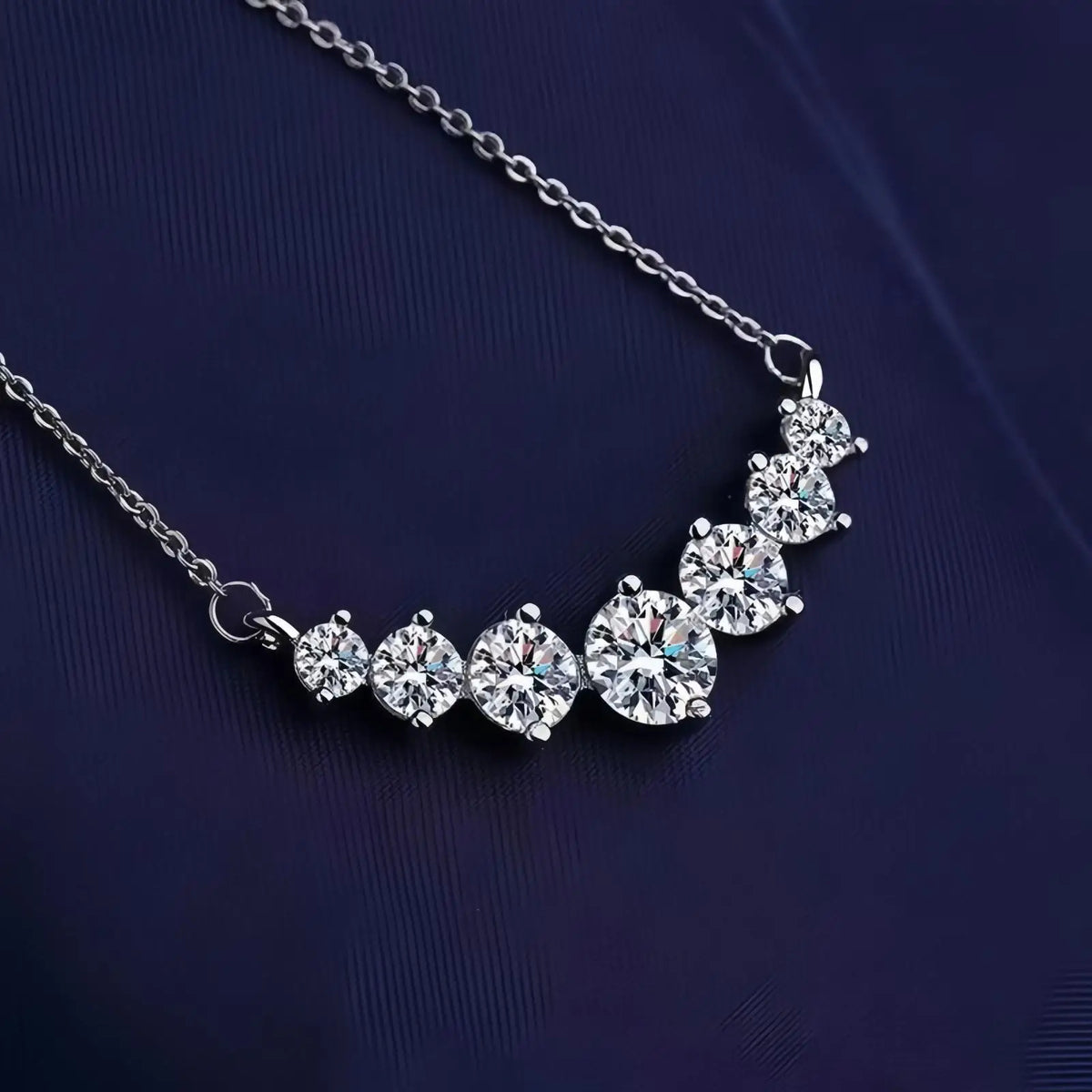 925 sterling silver 5A zircon pendant necklace for women with fine chain