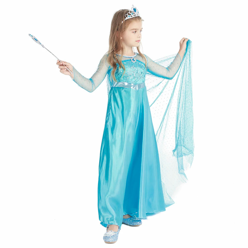 Enchanting Girl's Princess Dresses: Perfect Bookweek Costumes & Elegant Long Gowns