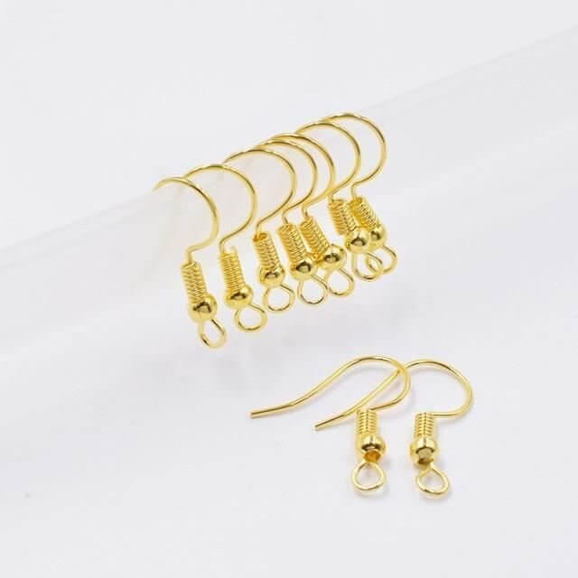 100pcs Findings Earrings Hooks Fittings Jewellery Making Supplies Accessories