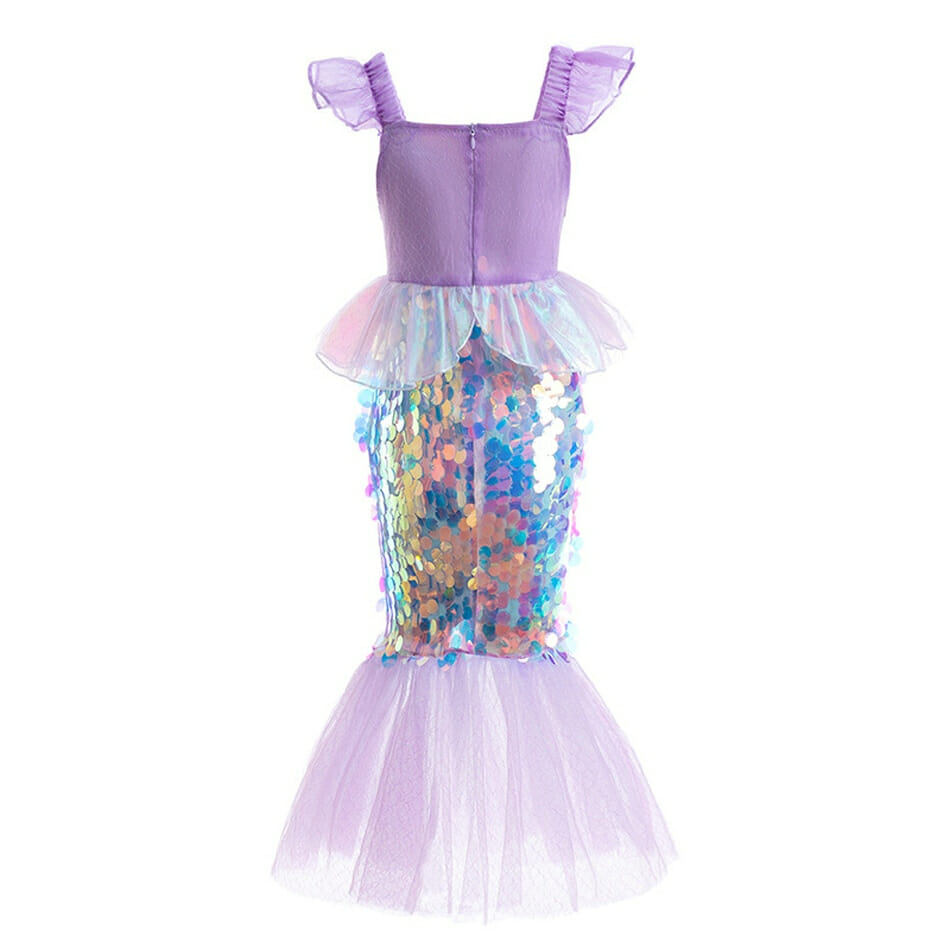 Little Mermaid Princess Cosplay Mermaid Dress, Girls mermaid party Dress, Mermaid Dress for birthday, girls birthday dress, Mermaid Outfit, Mermaid costume