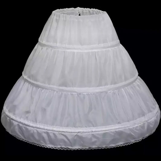 Hoops Flower Crinoline Lace Skirt Petticoat Princess Skirt, Girls Hoop Skirt, princess Dress Petticoat Crinoline