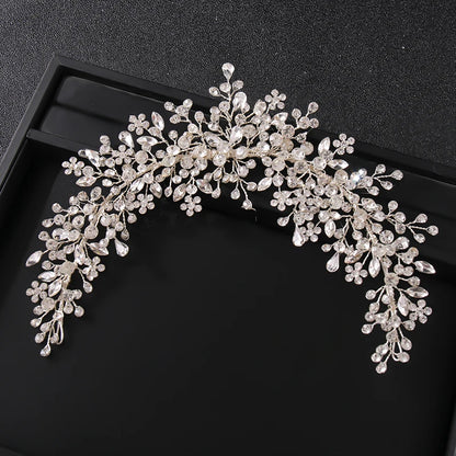 Rhinestone Bridal Wedding Headbands Tiaras Hairbands For Women Bridal Wedding Hair Accessories Jewelry Gift