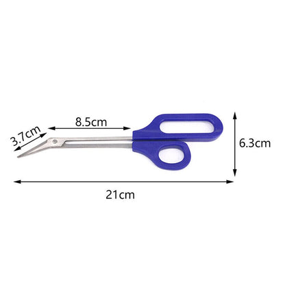 20cm Long Reach Easy Grip Toe Nail Scissor Trimmer For Disabled Manicure Pedicure