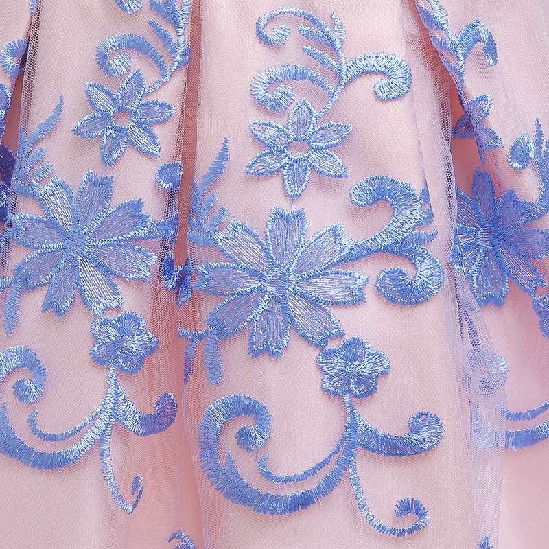 Flower girl dress | Girls Princess Ball Gown Party Dress Embroidered dress
