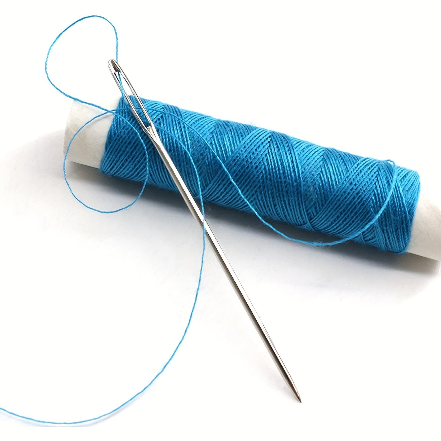 25pcs Large Eye Hand Sewing Needle with Wooden Needle Case | Sewing Needles