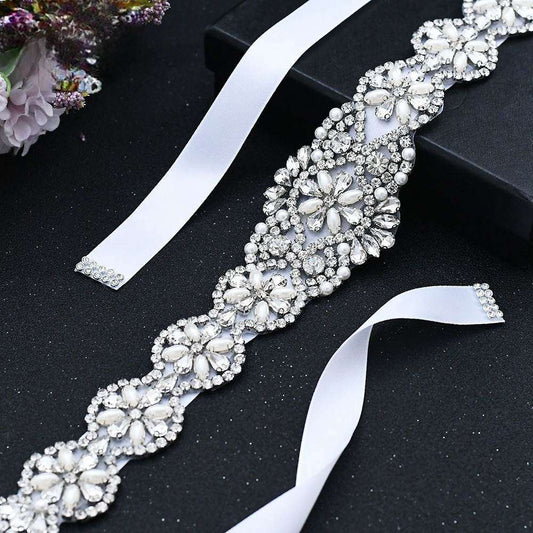 floral belt, rhinestone wedding belt, Wedding Dress Belts, Bridesmaid Dresses Belts, Minimalist bridal belt, Bridal Sash Belt