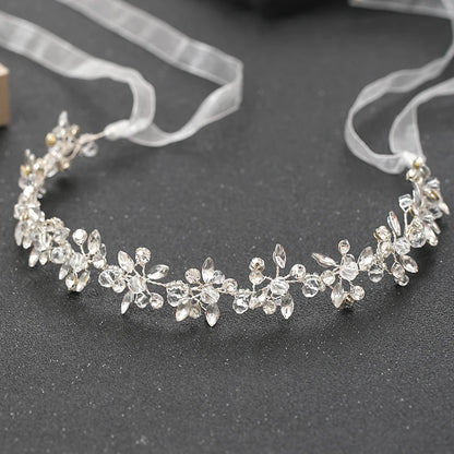 Silver Color Headbands For Women Bride Handmade Crystal Rhinestone Tiaras Hairbands Wedding Hair Accessories Queen Headband Gift-CheekyMeeky